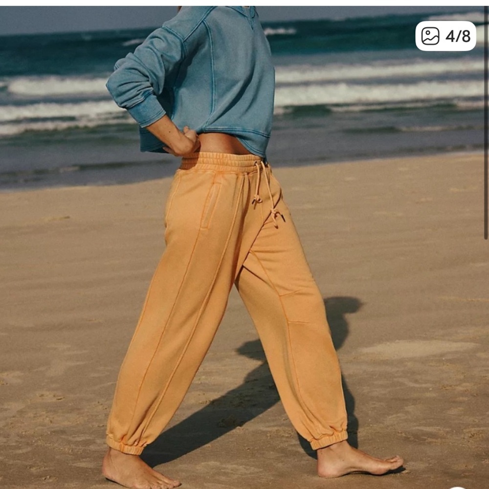Free People FP Movement Sprint to the Finish Pants creamsicle